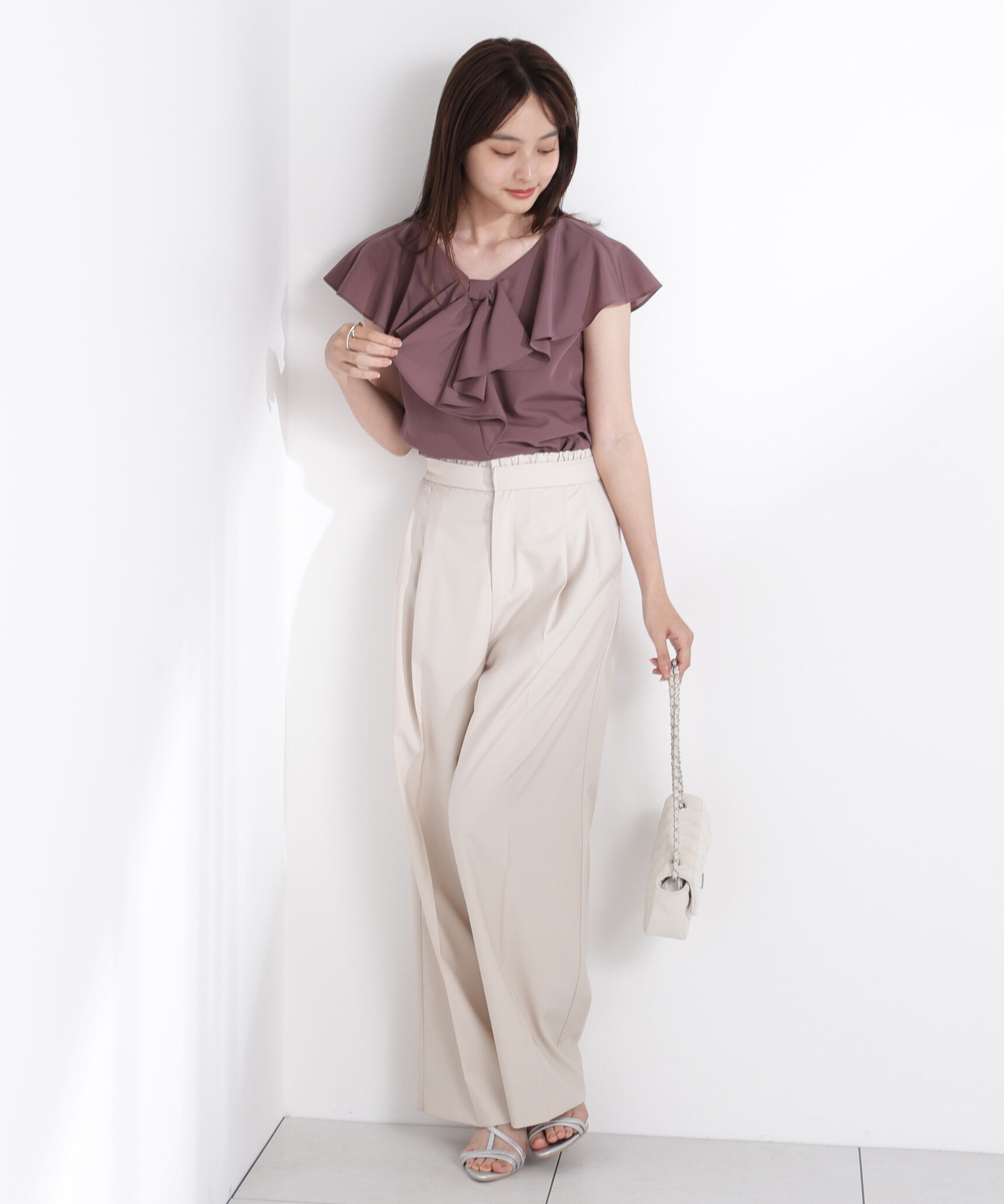 PROPORTION BODY DRESSING「リボン風ブラウス」|シャツ・ブラウス|