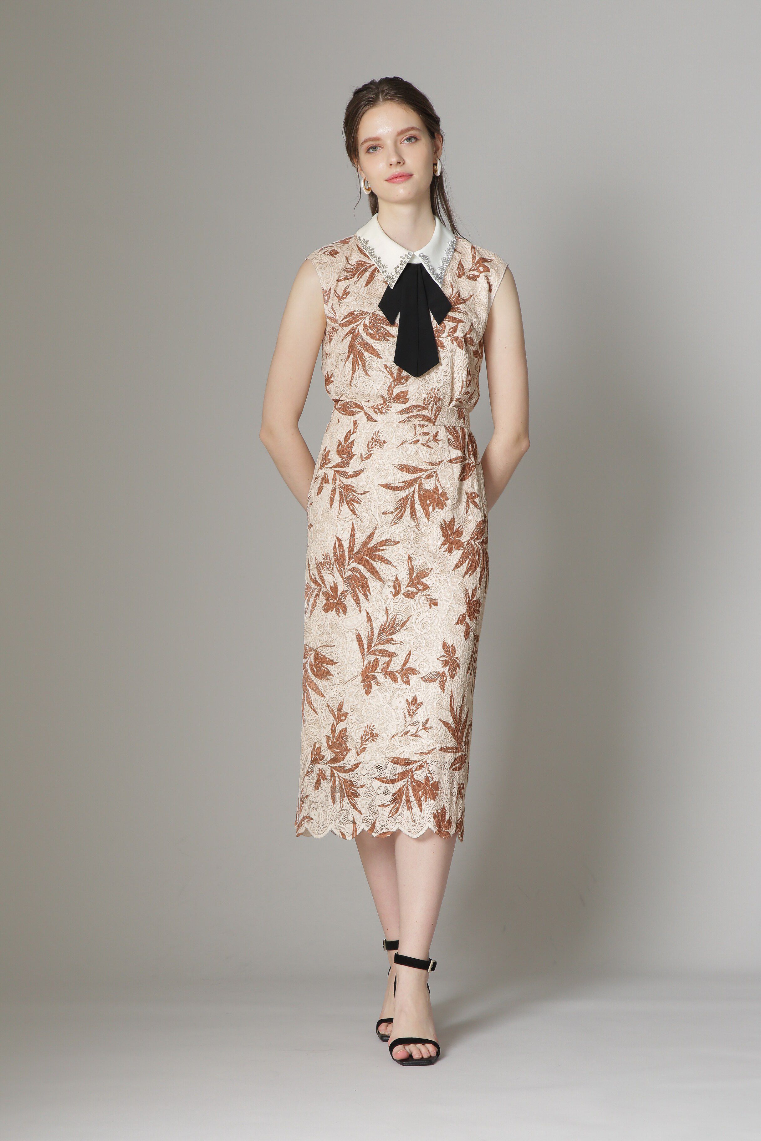  「[Lux Label]レースプリントブラウス」|シャツ・ブラウス|