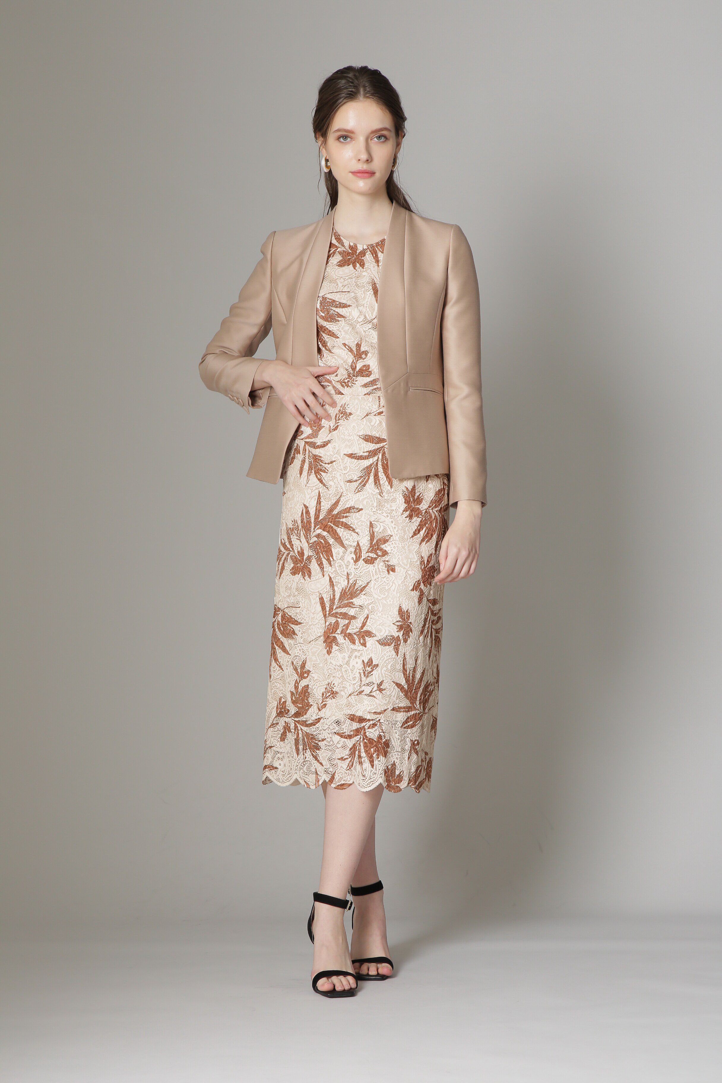  「[Lux Label]レースプリントブラウス」|シャツ・ブラウス|