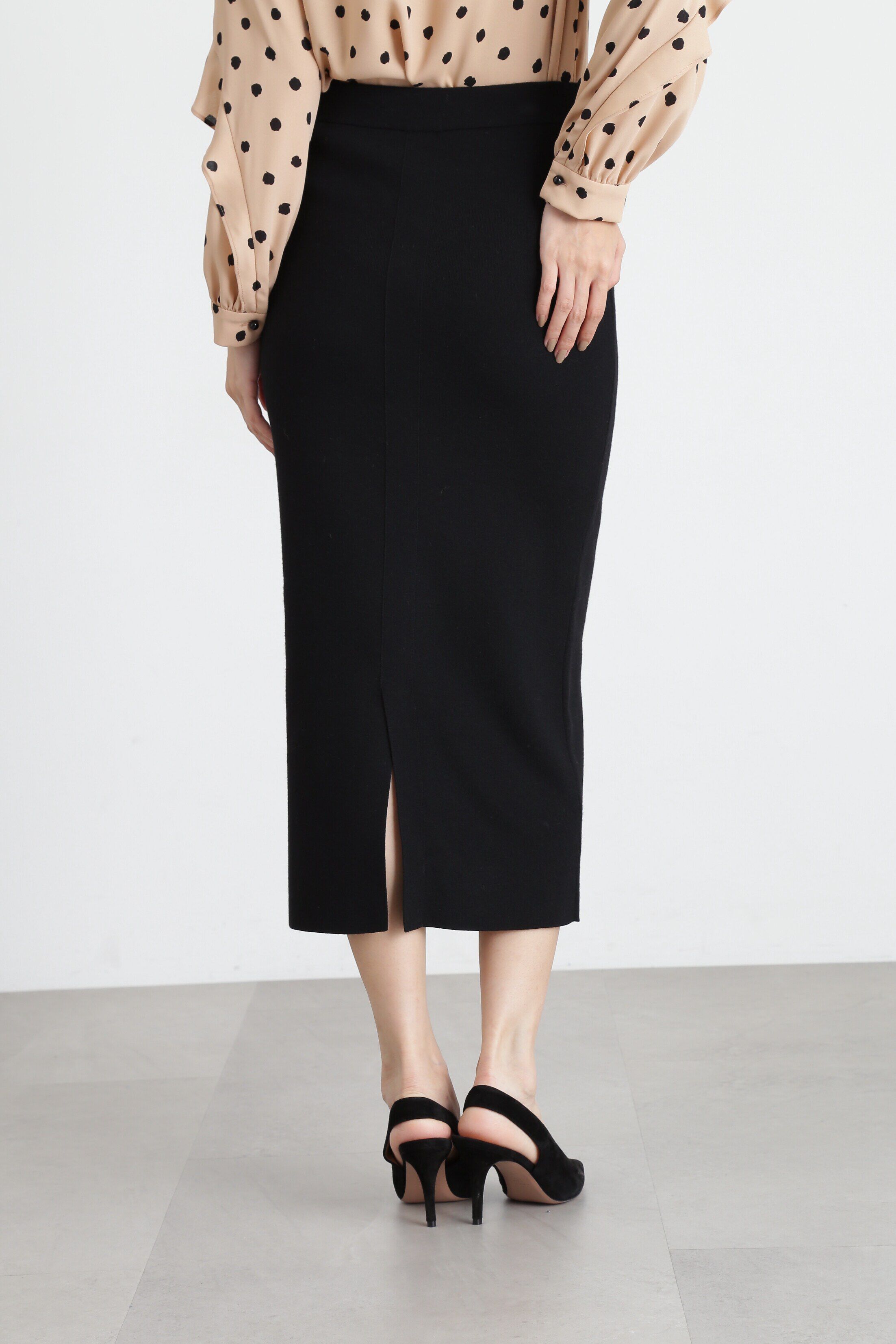  「◆総針ニットタイトスカート」|スカート|