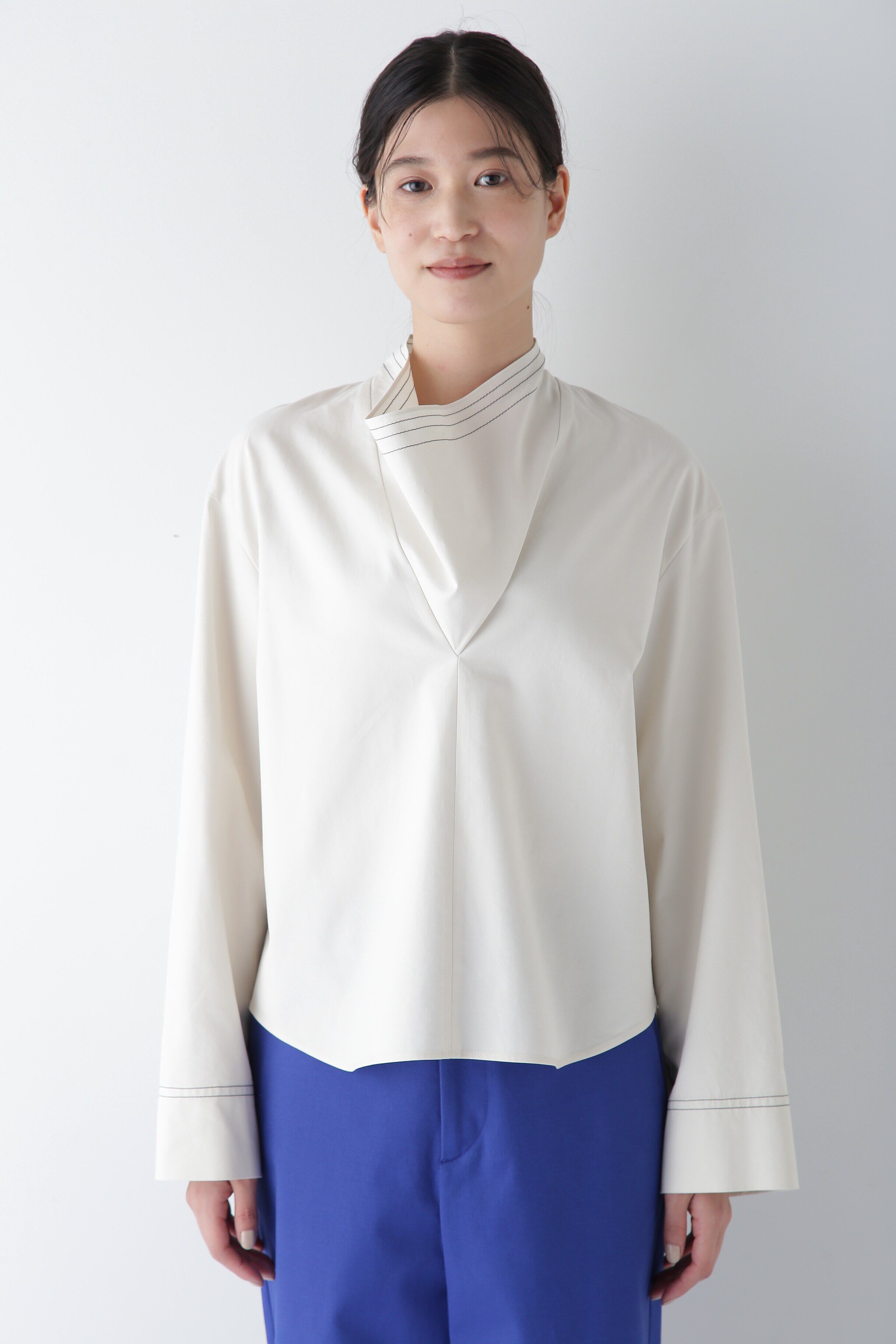  「◆OGC/キュプラバーバリーニュアンスネックプルオーバー」|シャツ・ブラウス|