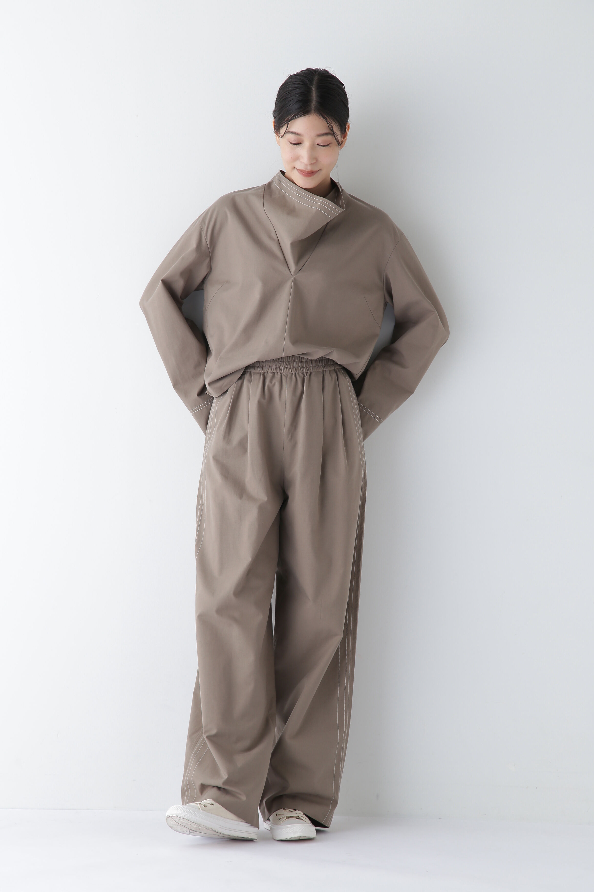  「◆OGC/キュプラバーバリーニュアンスネックプルオーバー」|シャツ・ブラウス|