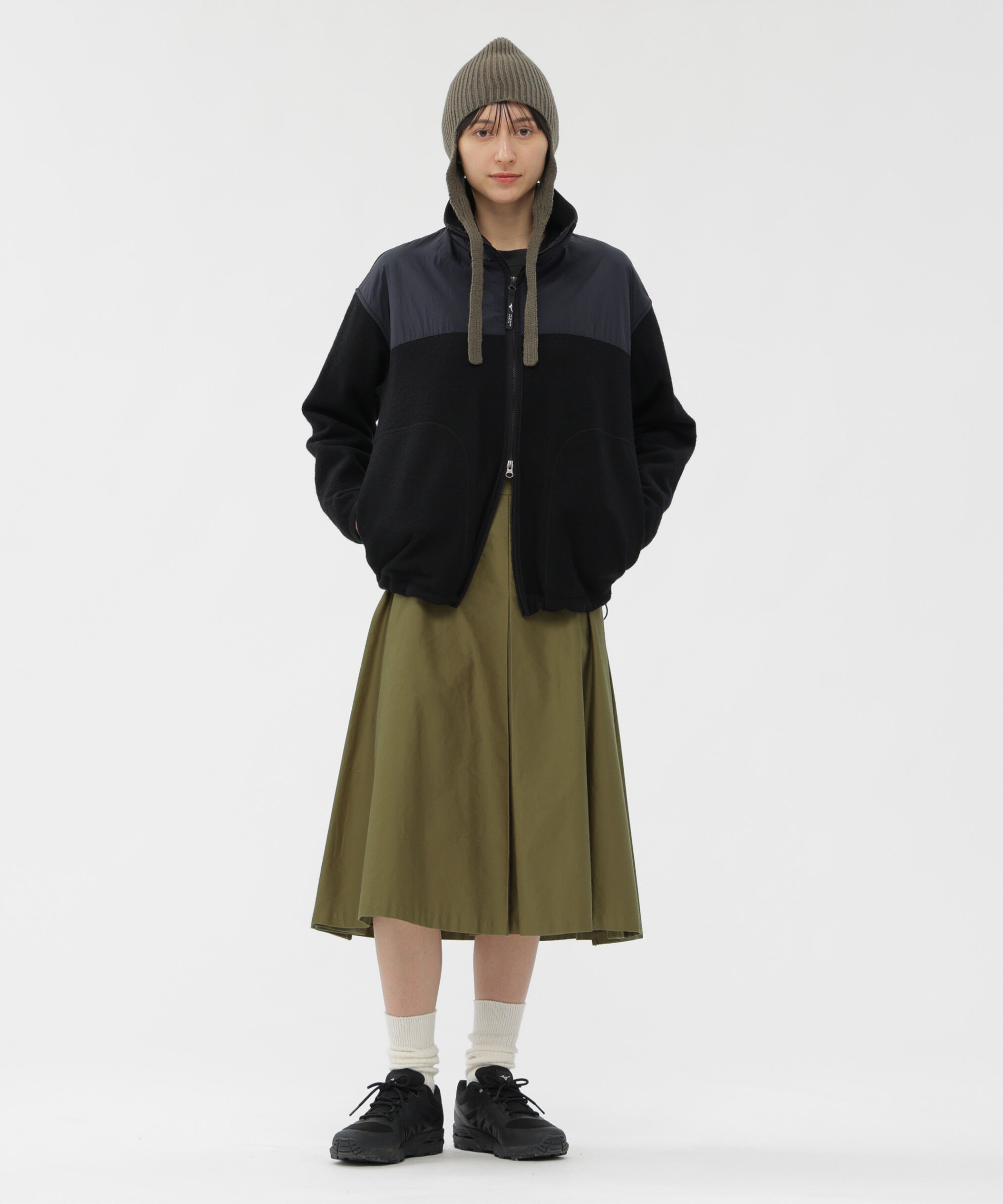  「COTTON SATEEN SKIRT」|スカート|