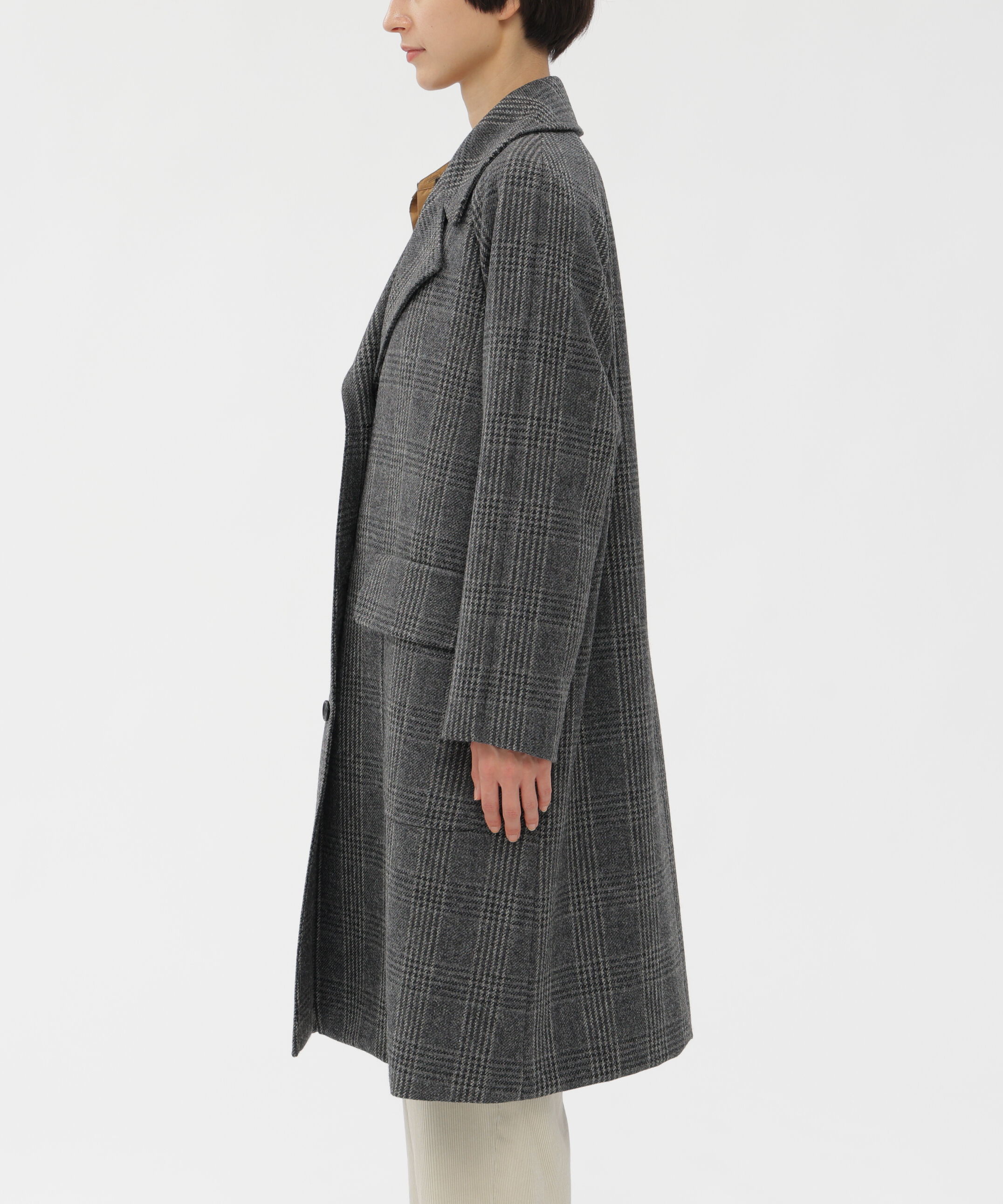  「GLENCHECK WOOL COAT」|その他|