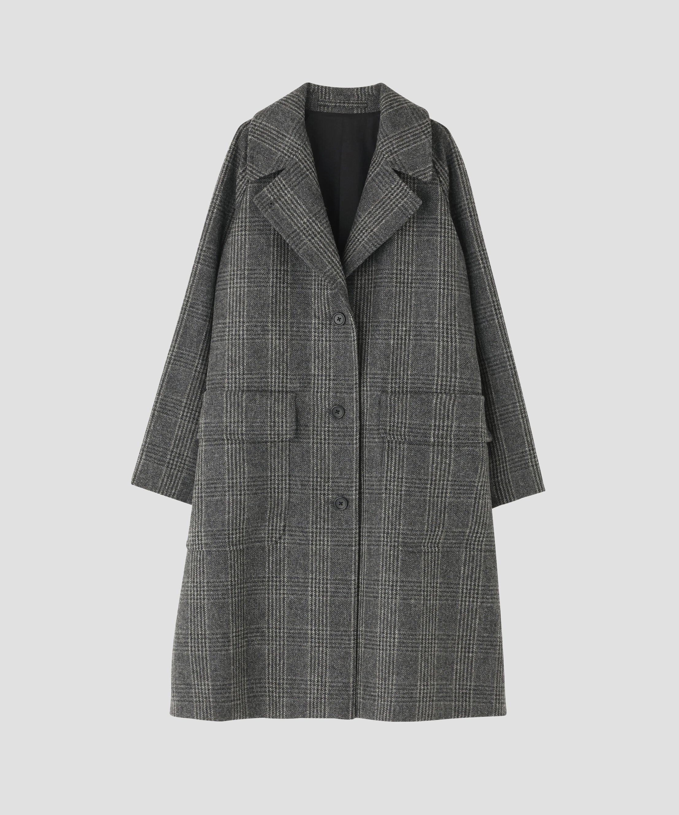  「GLENCHECK WOOL COAT」|その他|