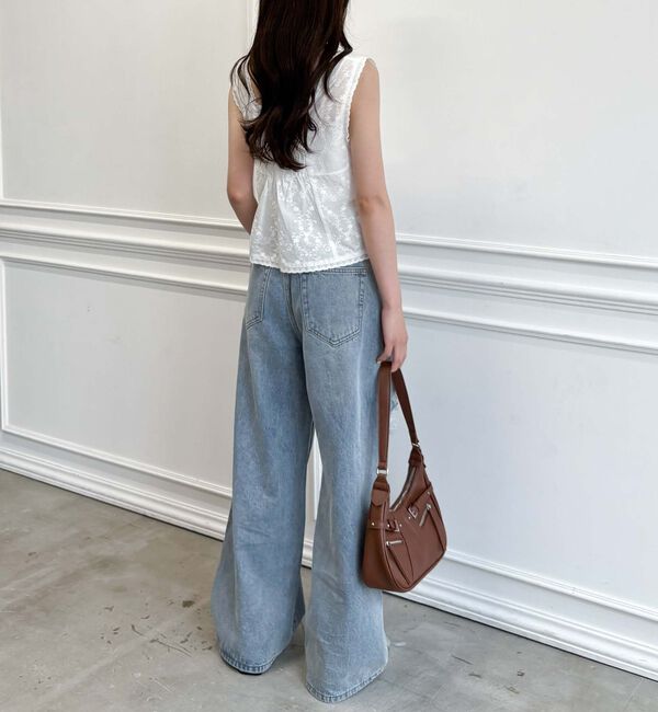 archives「【ＳＥＴＵＰ対応】コットン刺繍ノースリブラウス」|シャツ・ブラウス|