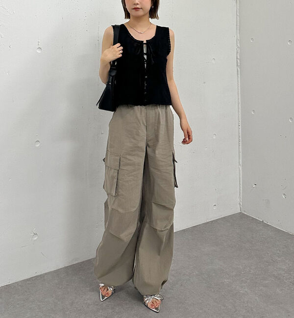 archives「【ＳＥＴＵＰ対応】コットン刺繍ノースリブラウス」|シャツ・ブラウス|