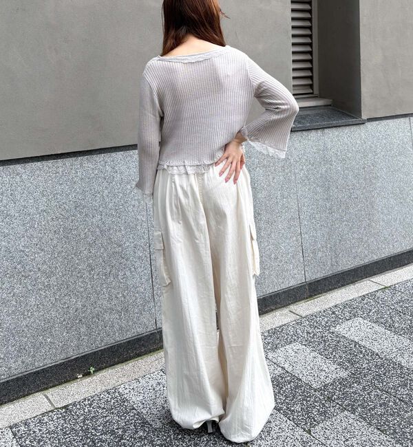 archives「７Ｓレーストリミングカーディガン」|カーディガン|