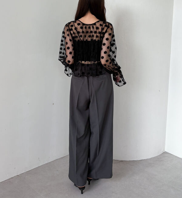 archives「２ｗａｙフラワーチュールブラウス」|シャツ・ブラウス|