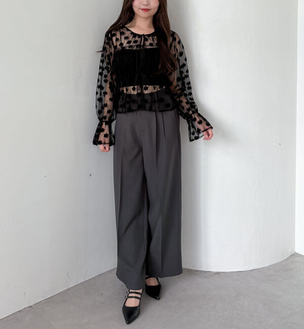 archives「２ｗａｙフラワーチュールブラウス」|シャツ・ブラウス|