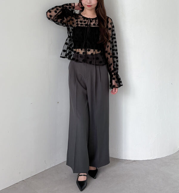 archives「２ｗａｙフラワーチュールブラウス」|シャツ・ブラウス|