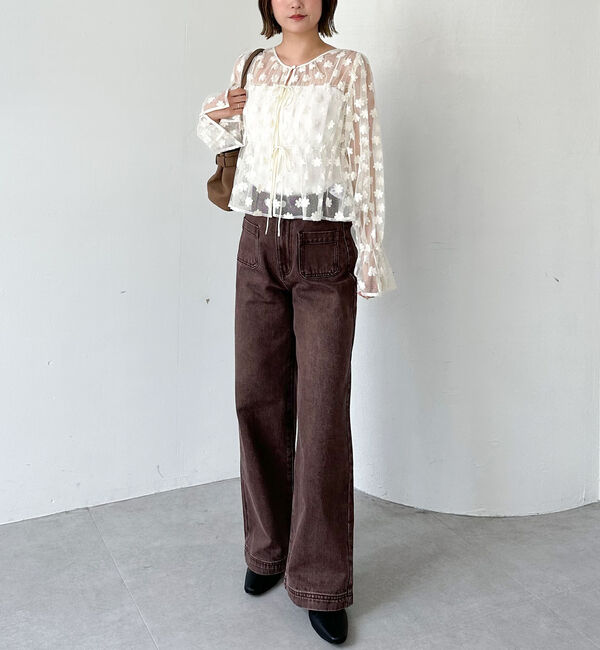 archives「２ｗａｙフラワーチュールブラウス」|シャツ・ブラウス|