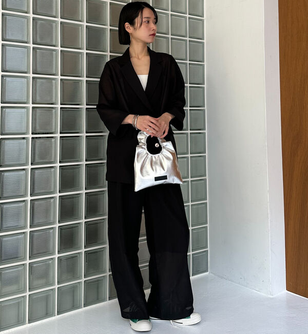 Doux archives「リネンライクシアージャケット」|テーラードジャケット|