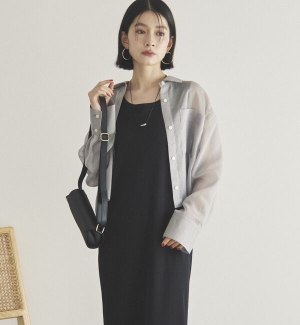 Doux archives「リブ２ＷＡＹノースリーブワンピース」|ワンピース|