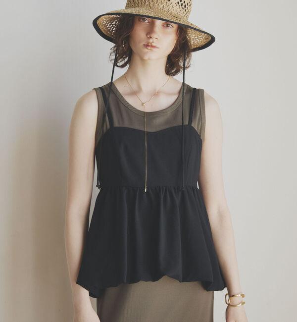 Doux archives「リブ２ＷＡＹノースリーブワンピース」|ワンピース|