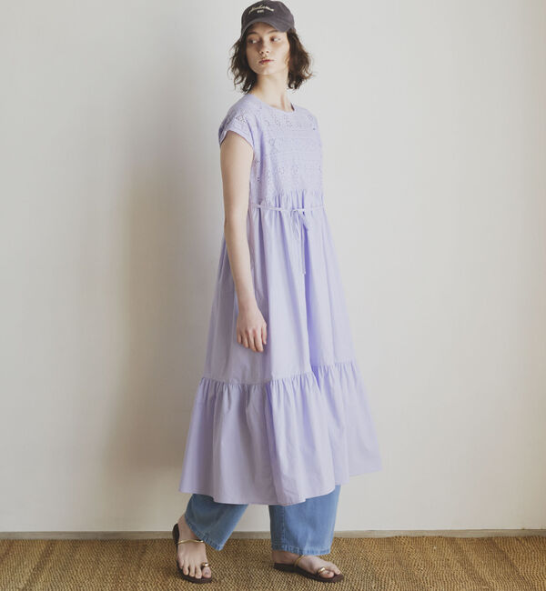 Doux archives「カットワークレースティアードワンピース」|ワンピース|