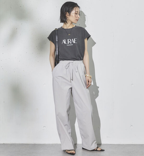 Doux archives「ドロストナイロンストレートパンツ」|チノ|