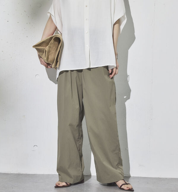 Doux archives「ドロストナイロンストレートパンツ」|チノ|