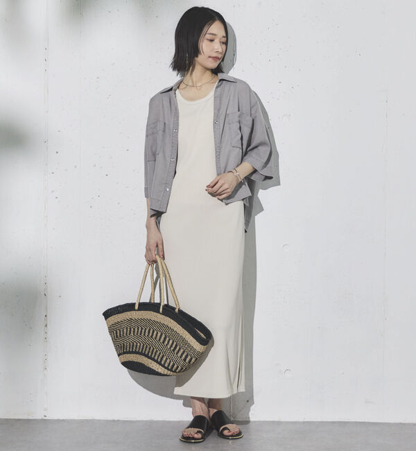 Doux archives「バイオウォッシュ加工ショートシャツ」|シャツ・ブラウス|