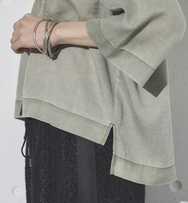 Doux archives「バイオウォッシュ加工ショートシャツ」|シャツ・ブラウス|