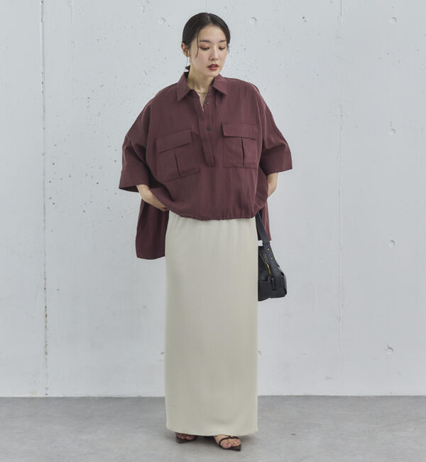 Doux archives「【セットアップ対応】スキッパードロストシャツ」|シャツ・ブラウス|
