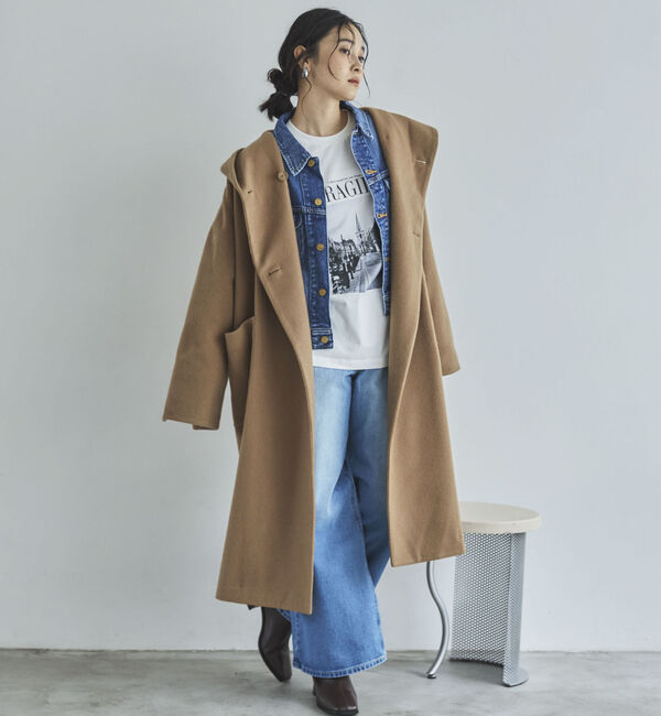 Doux archives「フードガウンロングコート」|その他|