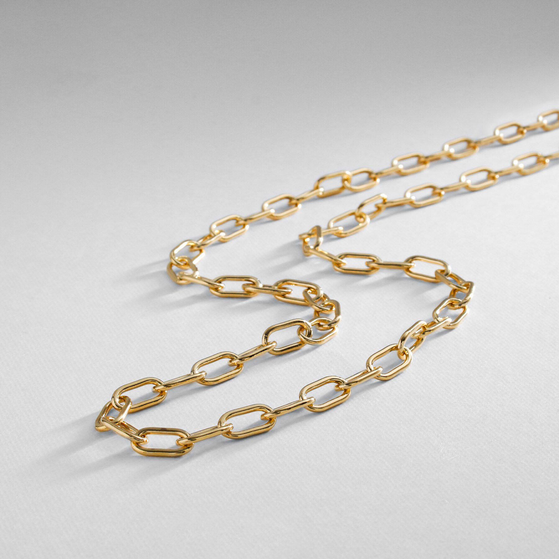 COCOSHNIK ONKITSCH「シルバー リンクチェーン 2WAYネックレス GP」|ネックレス|ゴールド(600)