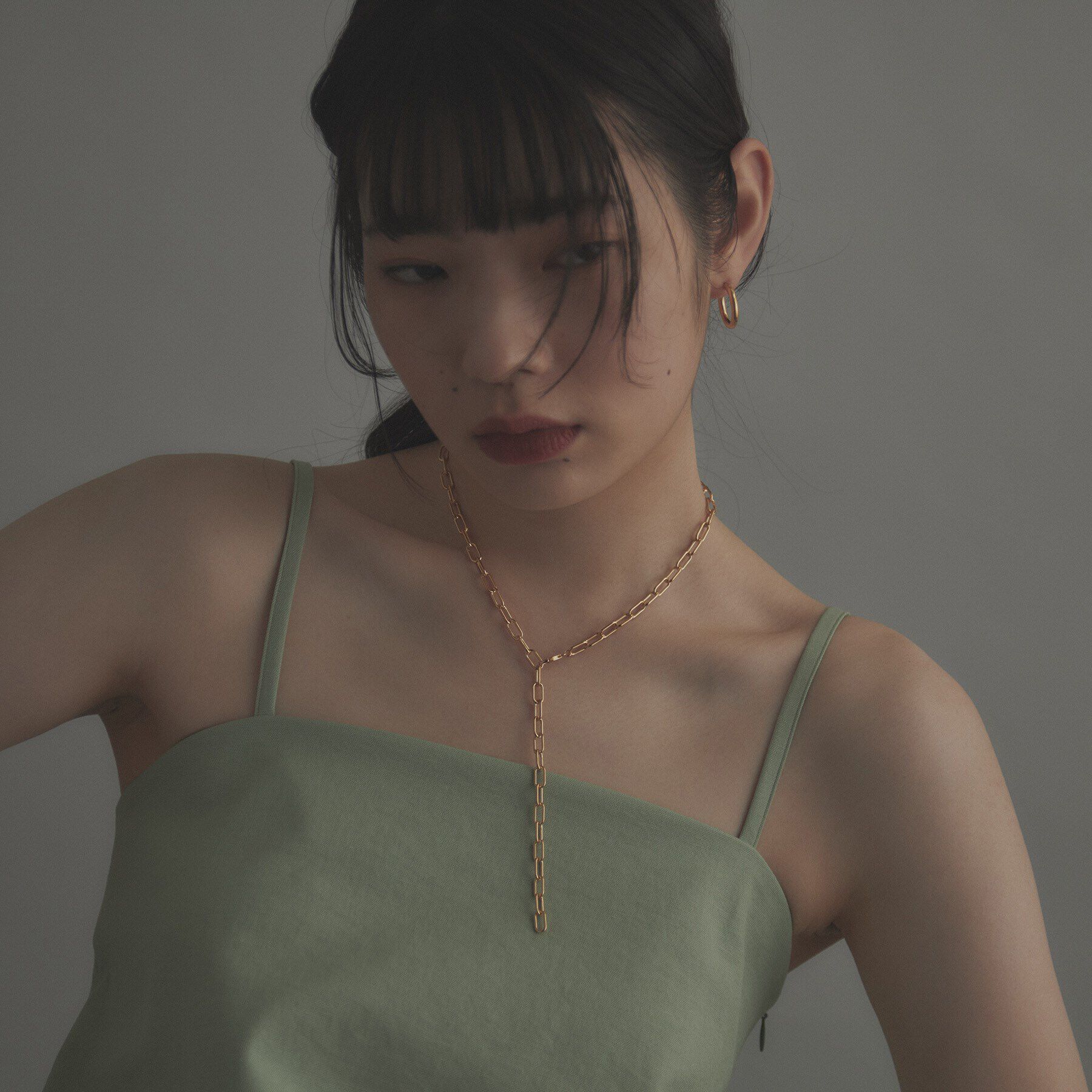 COCOSHNIK ONKITSCH「シルバー リンクチェーン 2WAYネックレス GP」|ネックレス|