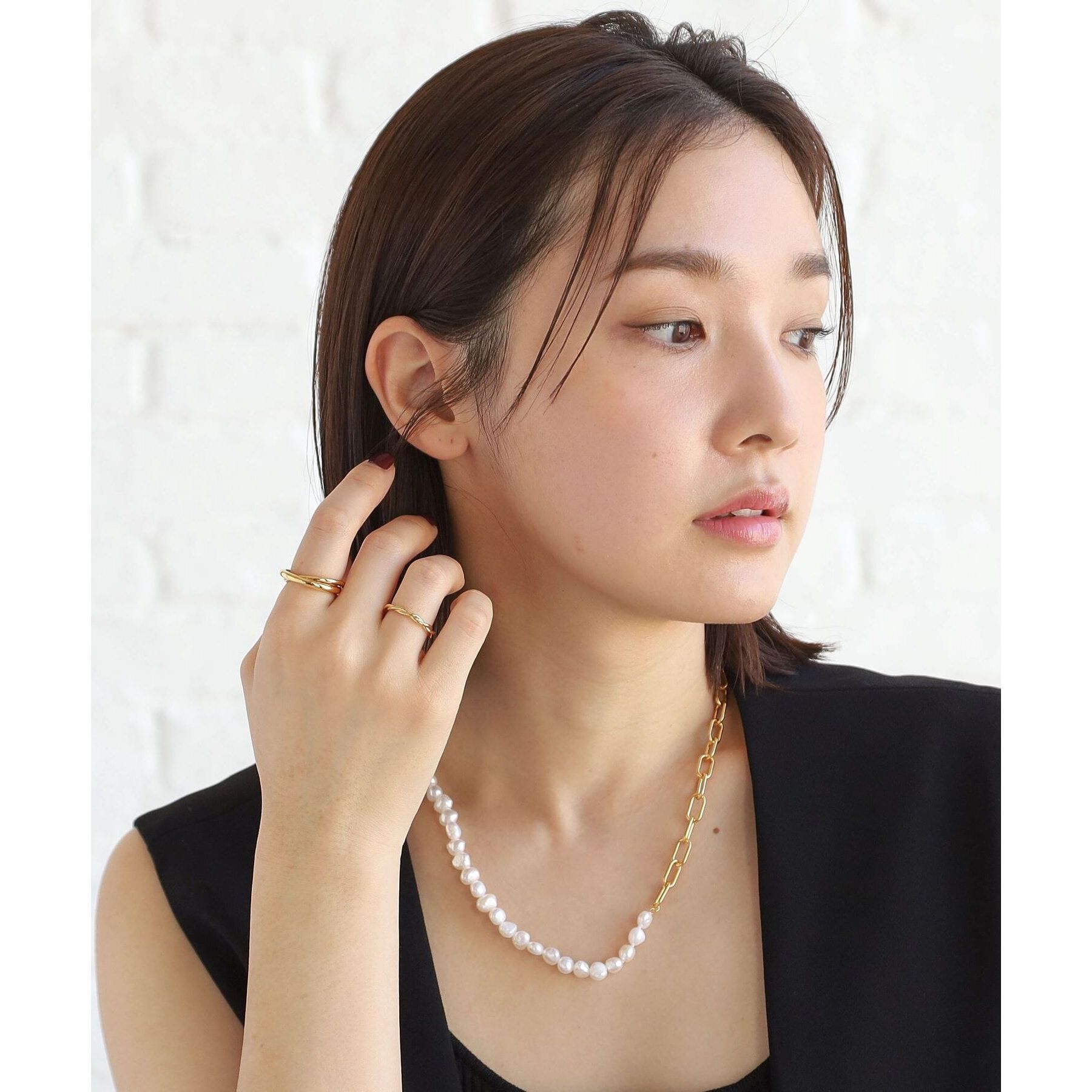 COCOSHNIK ONKITSCH「シルバー バンドリング ダブル GP」|リング|