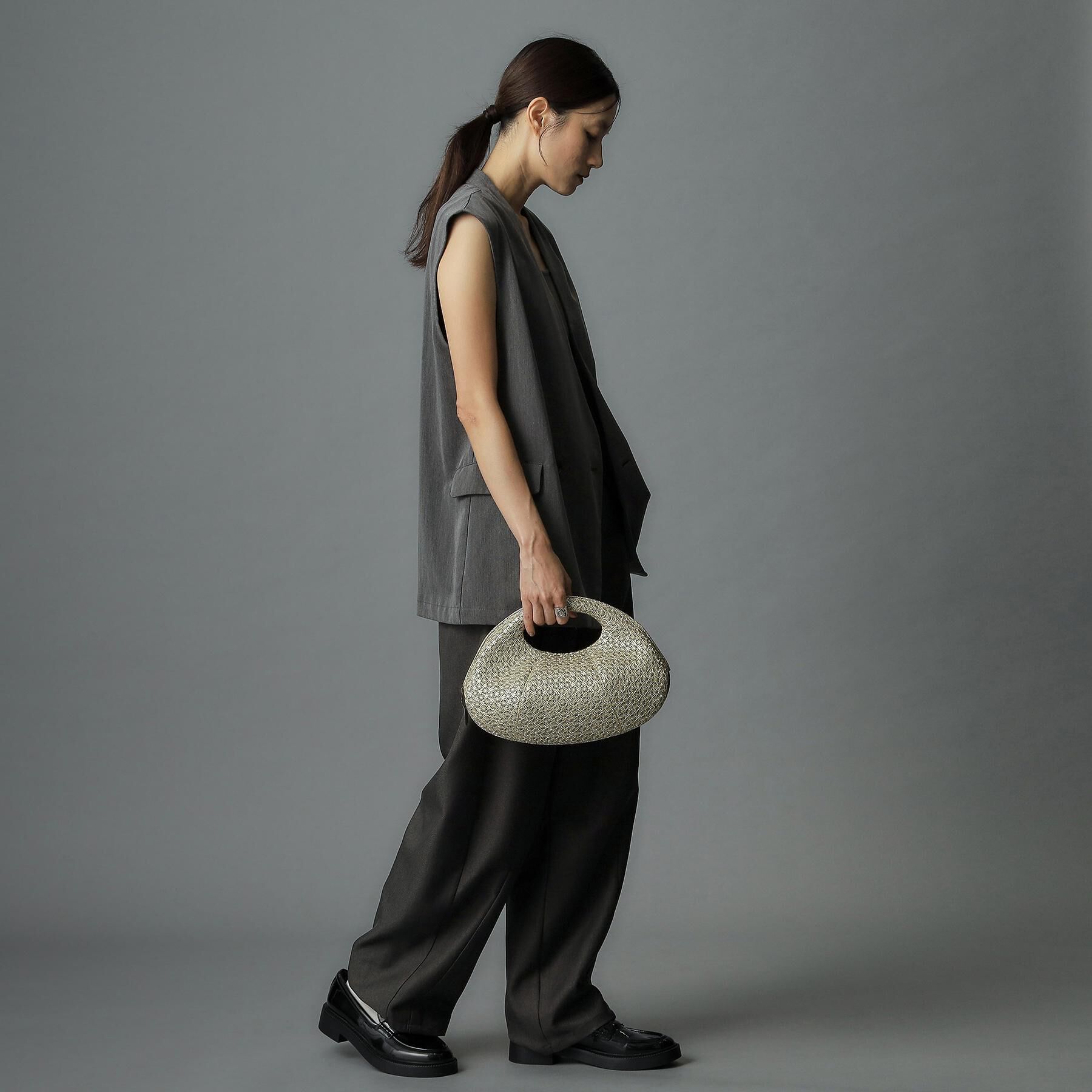 HIROKO HAYASHI「GIRASOLE（ジラソーレ）クロワッサンバッグL」|ハンドバッグ|