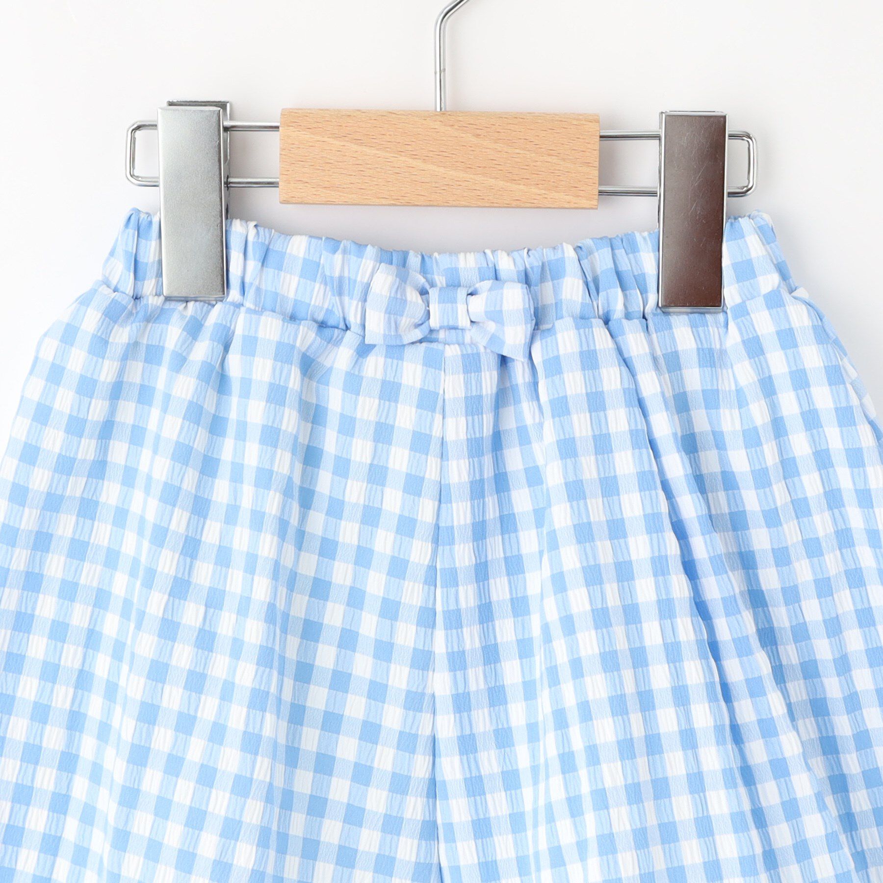 SHOO･LA･RUE「【100-150cm】着るだけでコーデが決まる ギンガムチェックセットアップ」|その他|