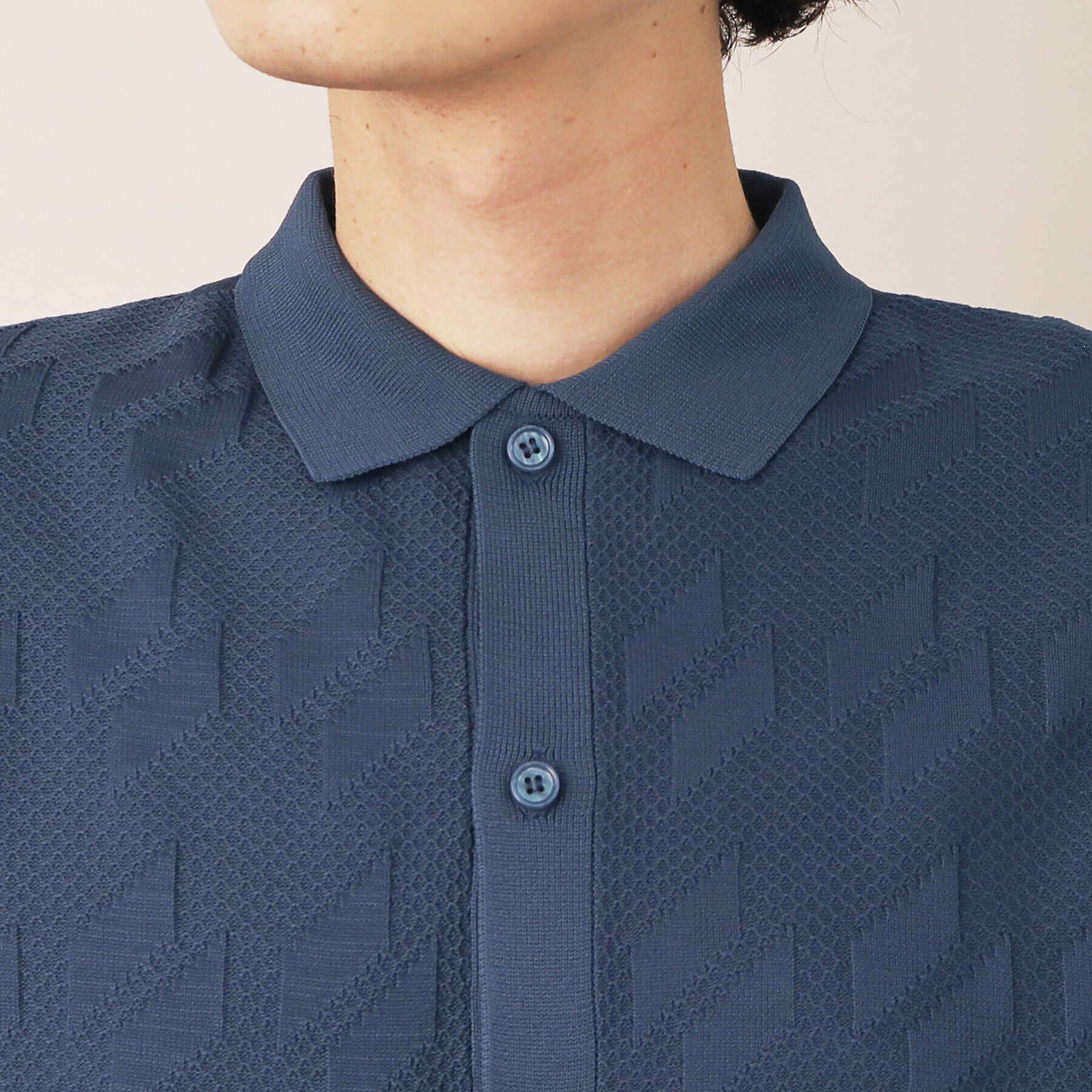 Dessin「柄編みニットシャツ」|シャツ・ブラウス|