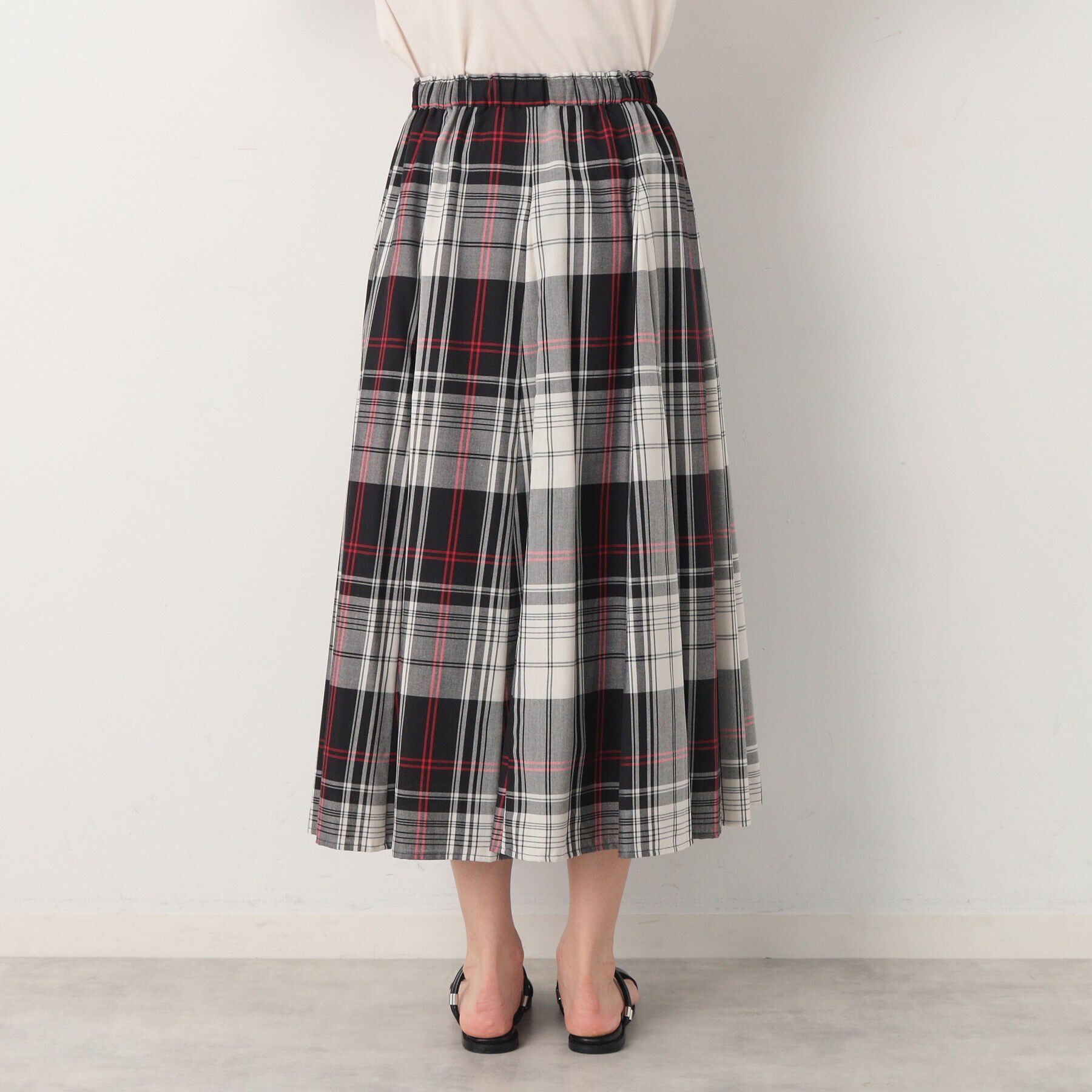 Dessin「【秋色登場・ウエストゴム】映えチェックスカート（XS～L）」|スカート|