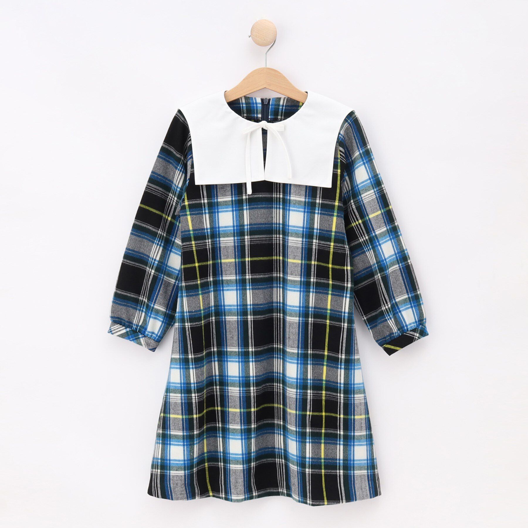 Dessin「衿付チェックワンピース」|ワンピース|