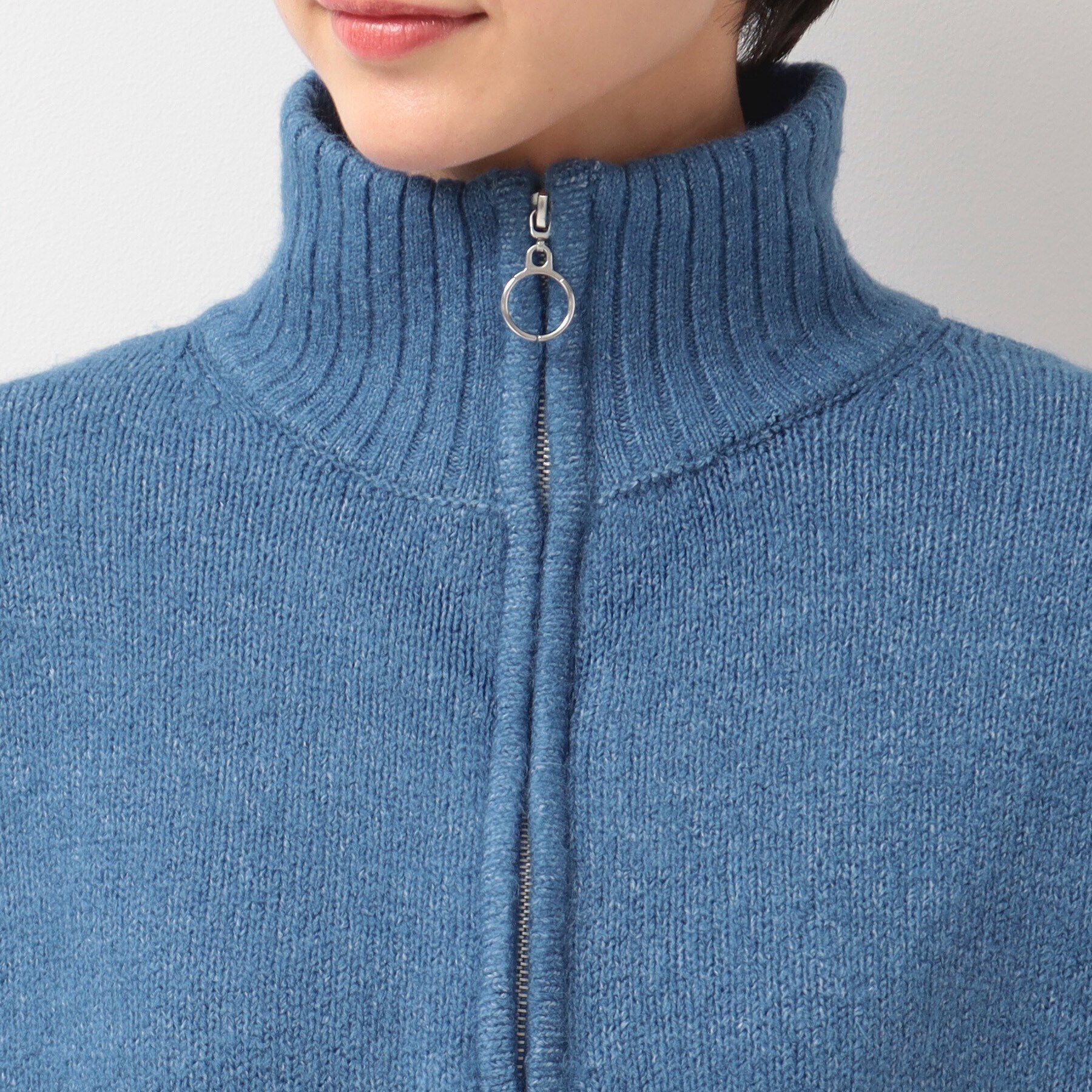 Dessin「【洗える】ハーフジップニット」|ニット・セーター|