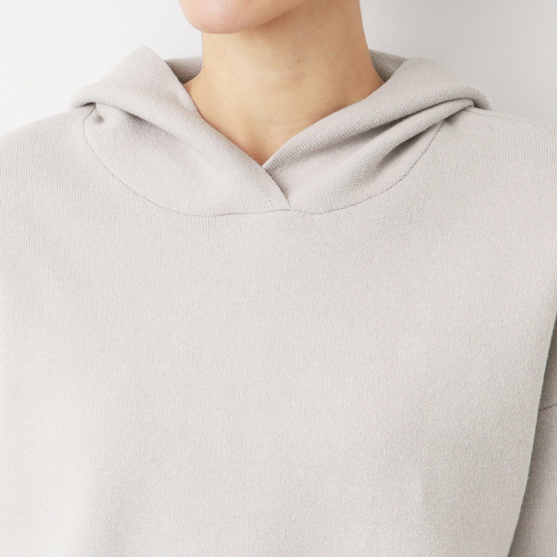 Dessin「【洗える・4サイズ展開】ちょうどいいパーカ（クロップド丈）」|パーカー|