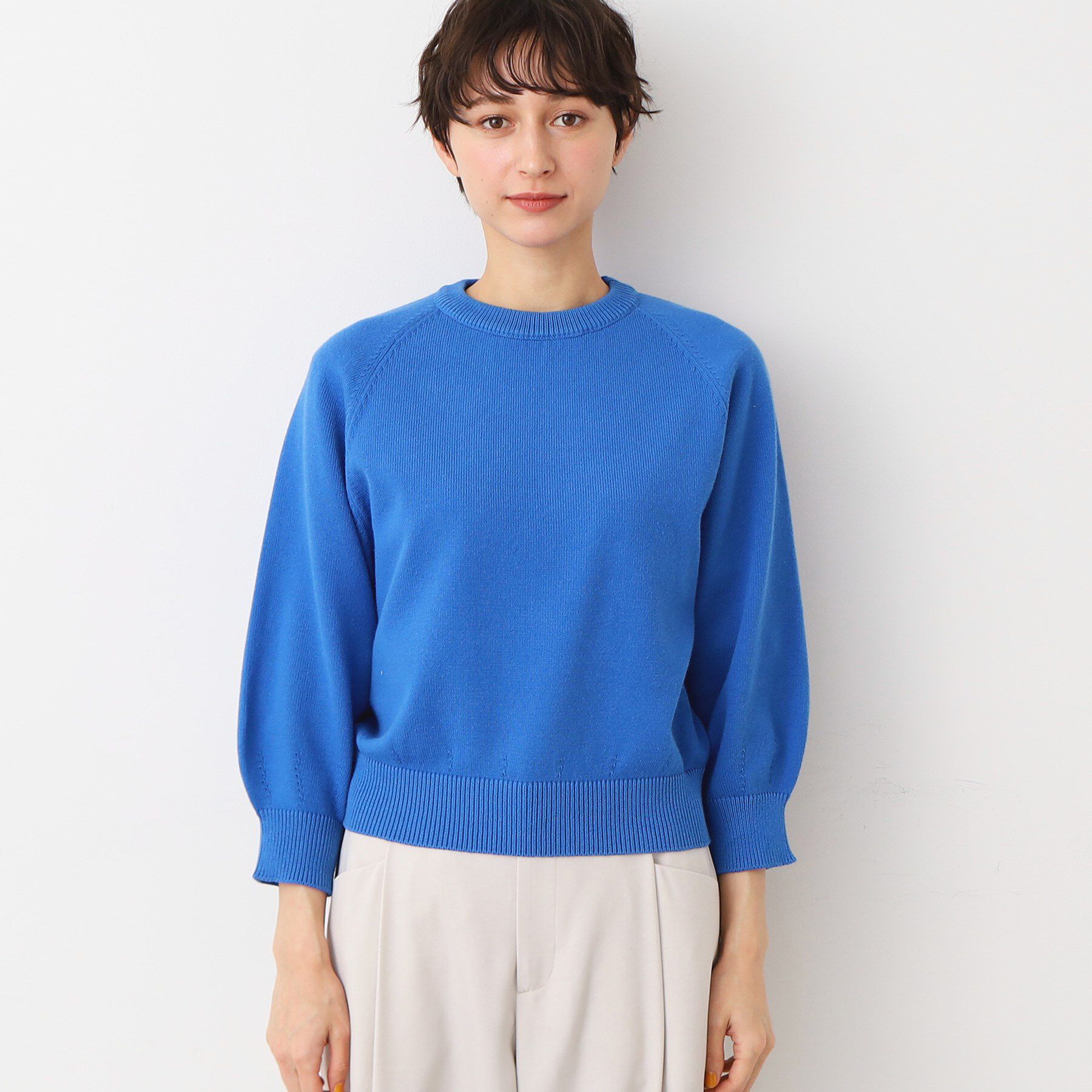 Dessin「【洗える・4サイズ展開】バルーンスリーブニット（XS～L）」|ニット・セーター|