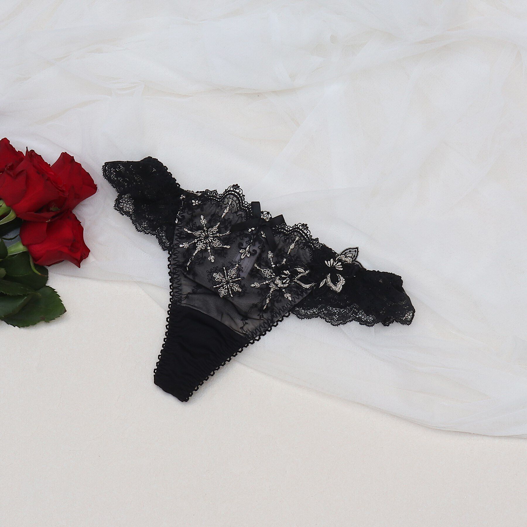 Risa Magli「◆ファビエンヌ Tバックショーツ」|インナー|ブラック(019)