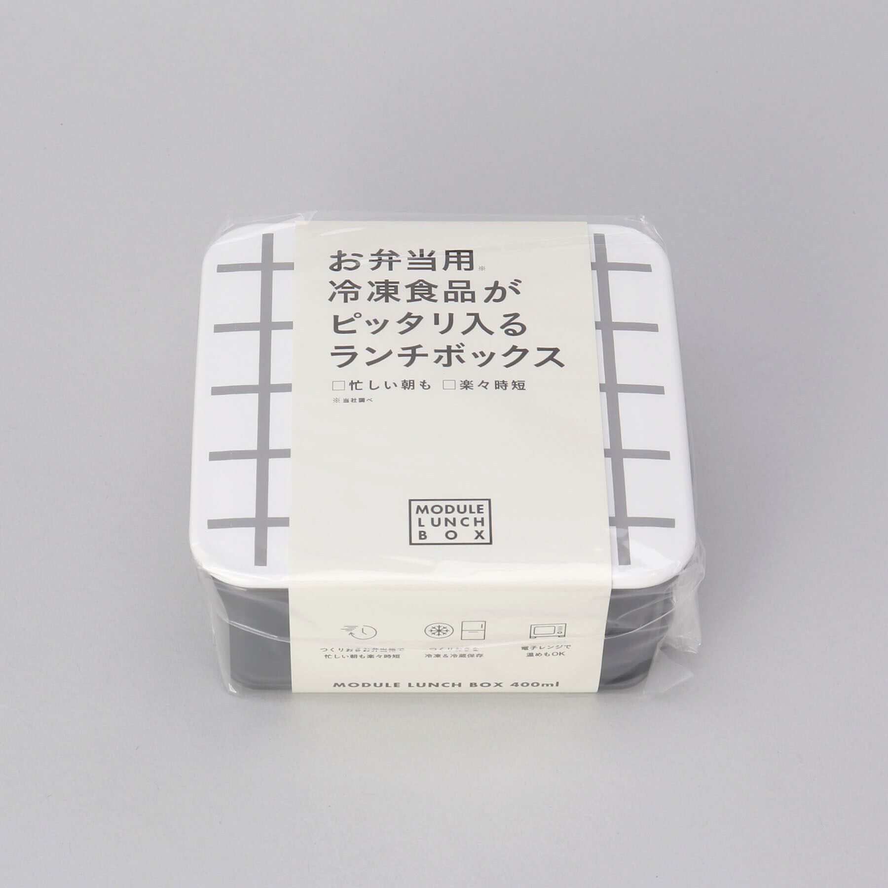 212 KITCHEN STORE「MODULE LUNCH BOX M GY グリッド」|食器・キッチングッズ|