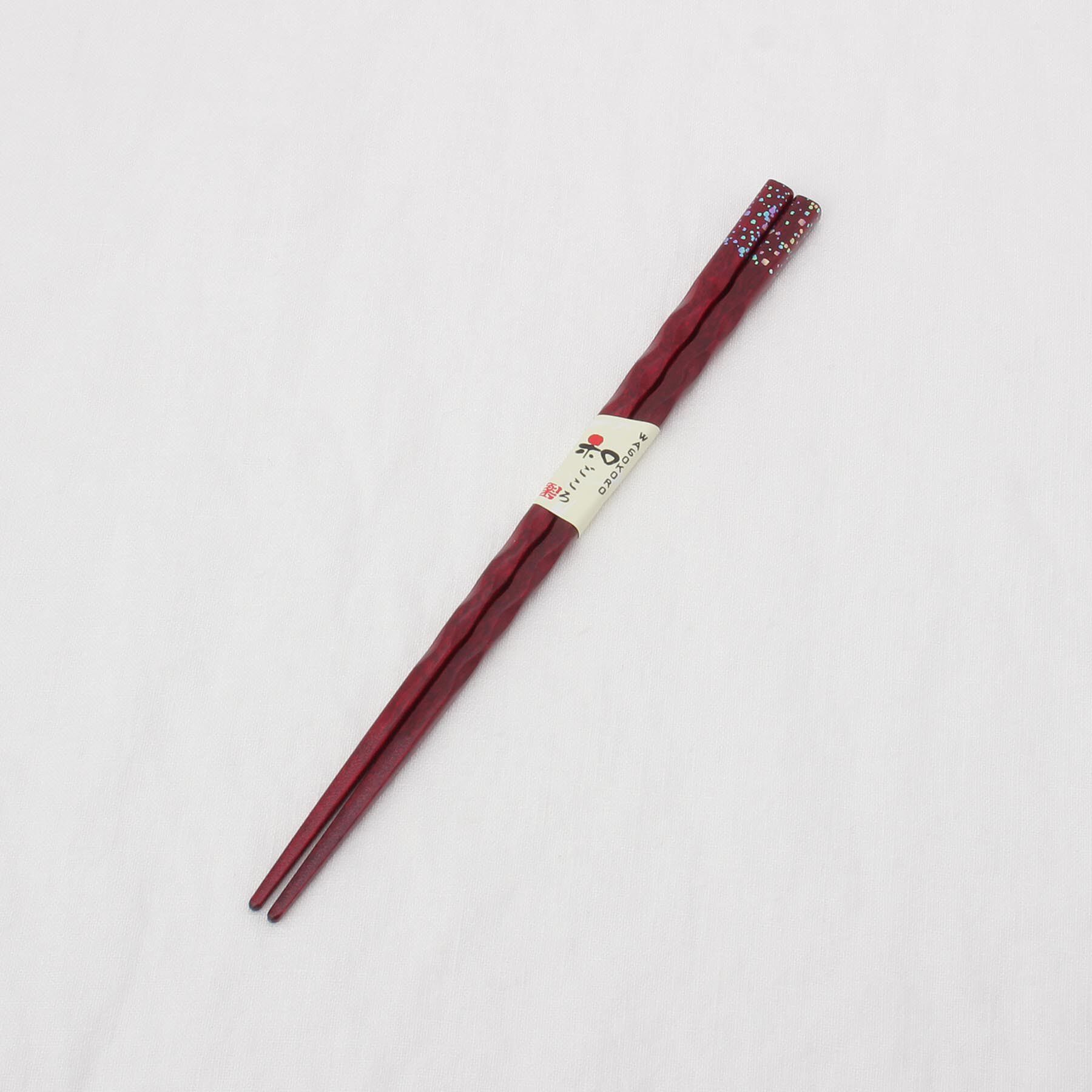 212 KITCHEN STORE「箸 食洗削りしぶき 赤 23.0」|食器・キッチングッズ|