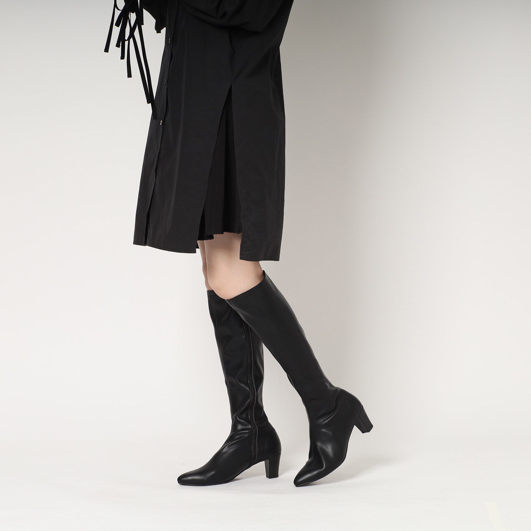 ESPERANZA「定番ストレッチロングブーツ」|ショートブーツ|