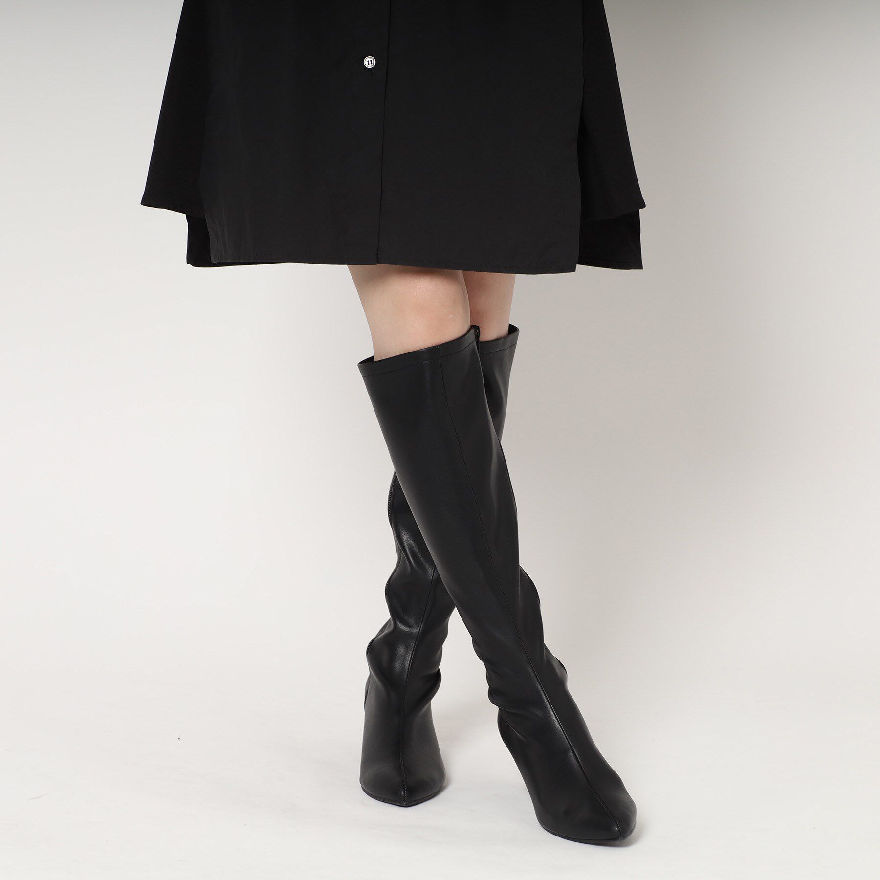 ESPERANZA「定番ストレッチロングブーツ」|ショートブーツ|