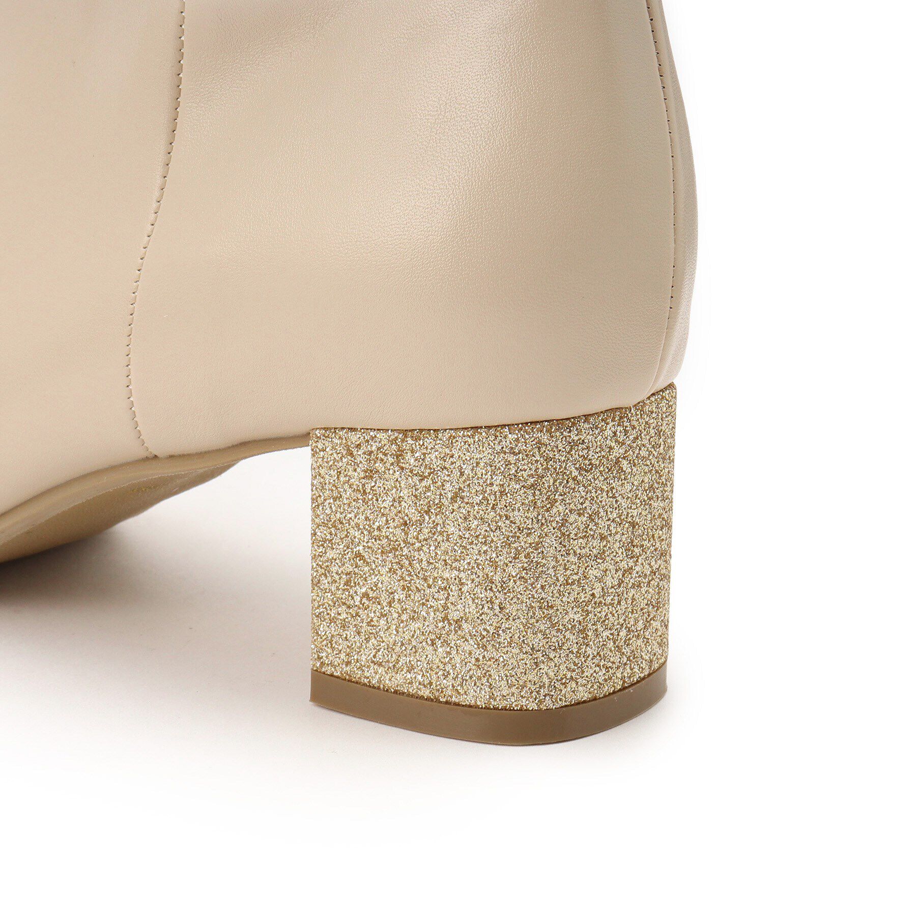 ESPERANZA「ラメヒールビジューショートブーツ」|ショートブーツ|