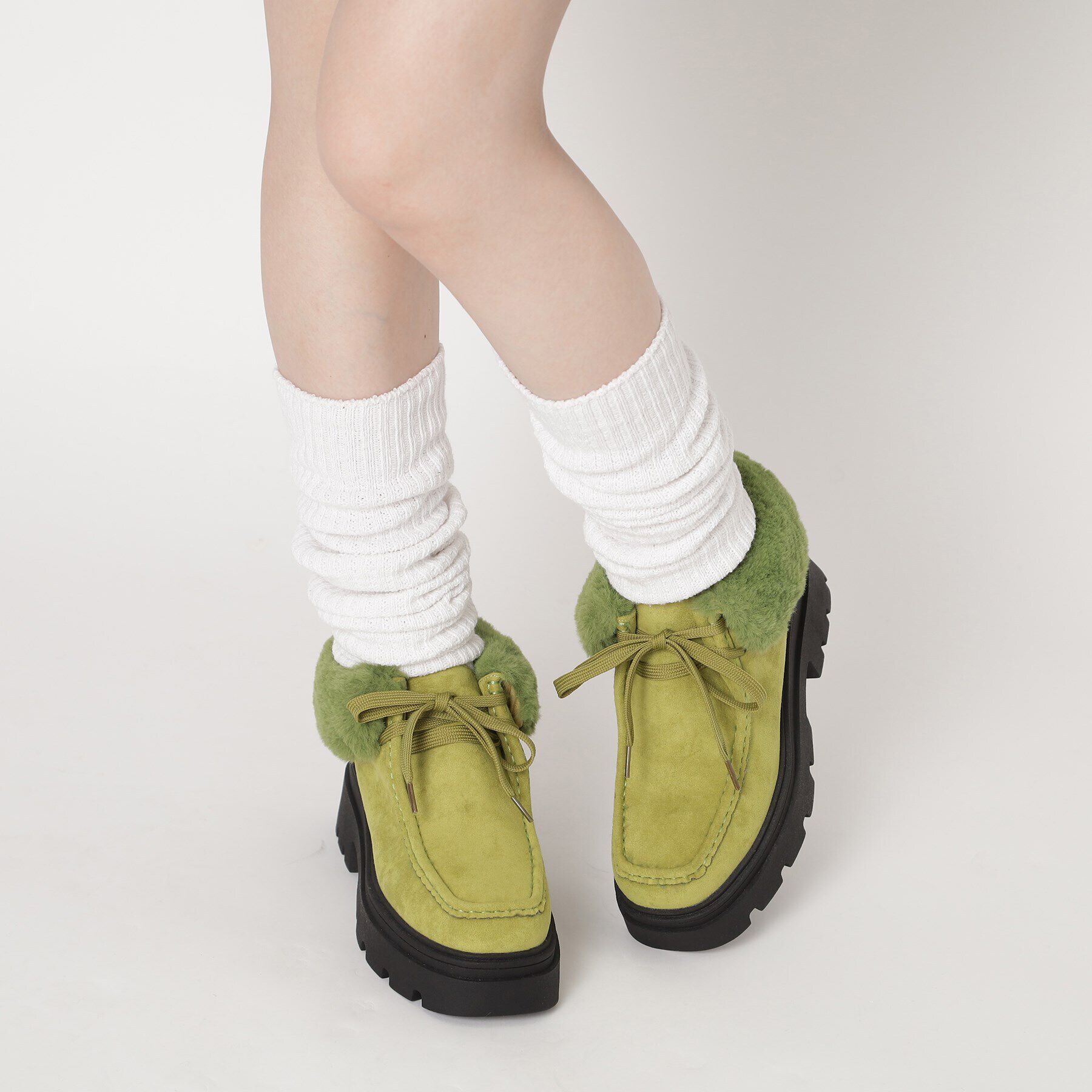 ESPERANZA「ボアモカシンブーツ【ESPERANZA_blanca】」|ショートブーツ|