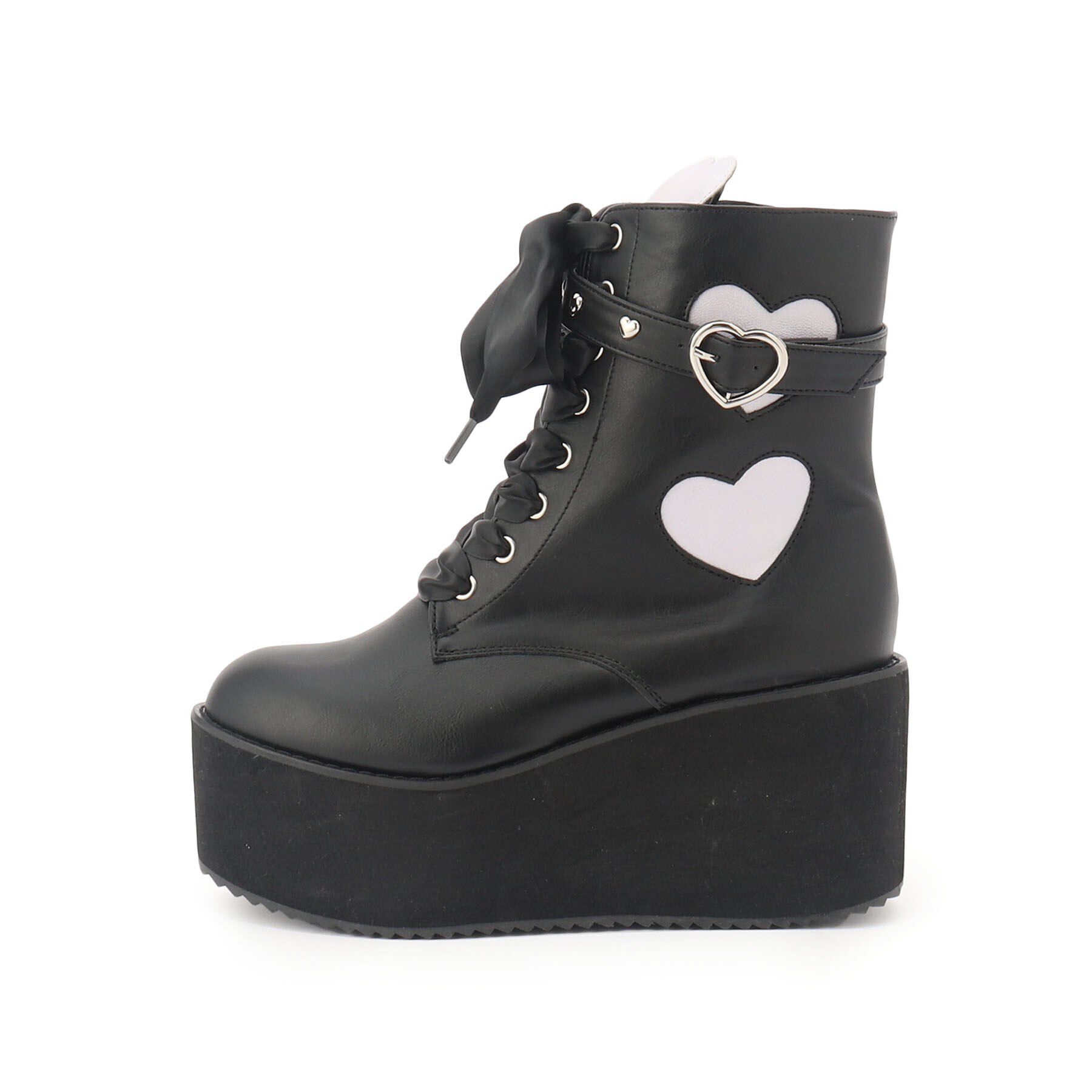 csT&P「厚底ウェッジハートブーツ」|ショートブーツ|