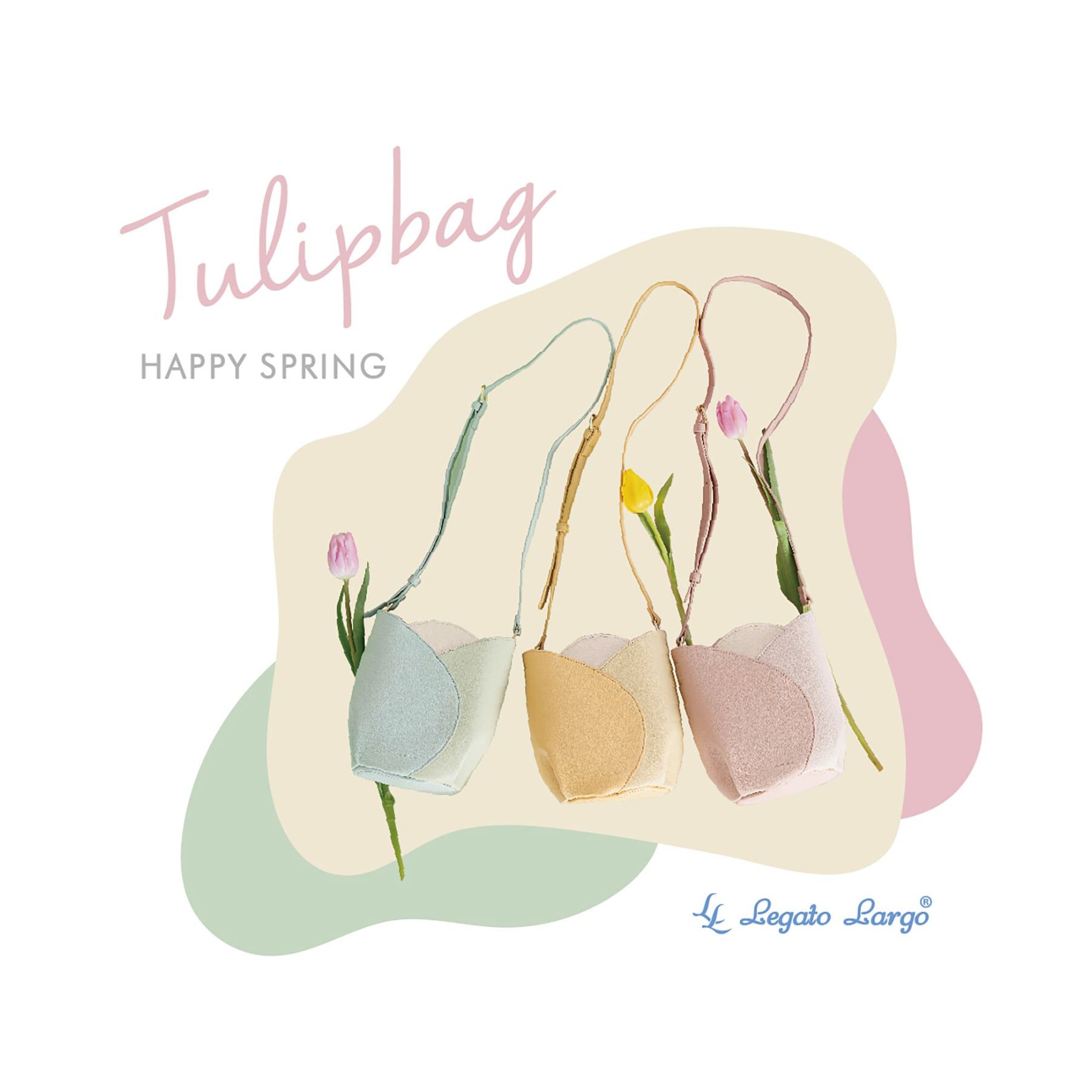 Ober Tashe「チューリップモチーフミニショルダー」|ショルダー・メッセンジャー|