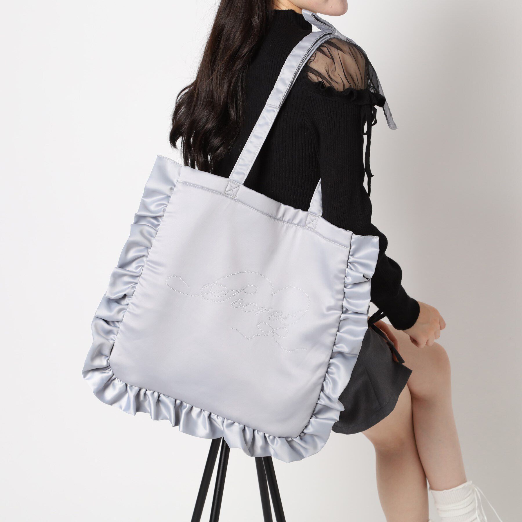 Ober Tashe「ラインストーントートバッグ」|トートバッグ|