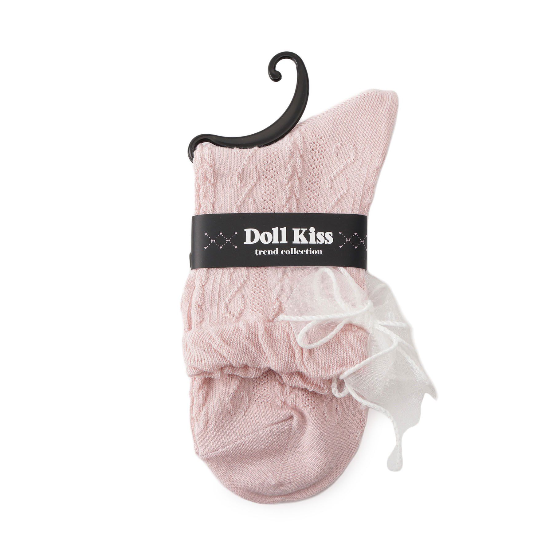 Doll Kiss「オーガンジーリボンソックス」|ソックス|ピンク(372)