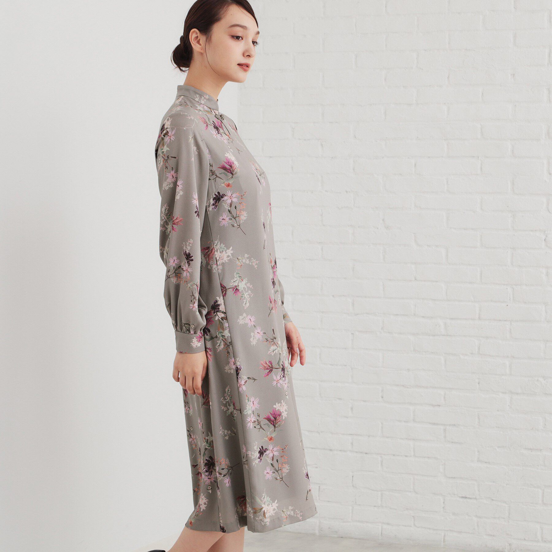 SunaUna「【&yours project／フラワーガーデン】チャイナワンピース」|ワンピース|