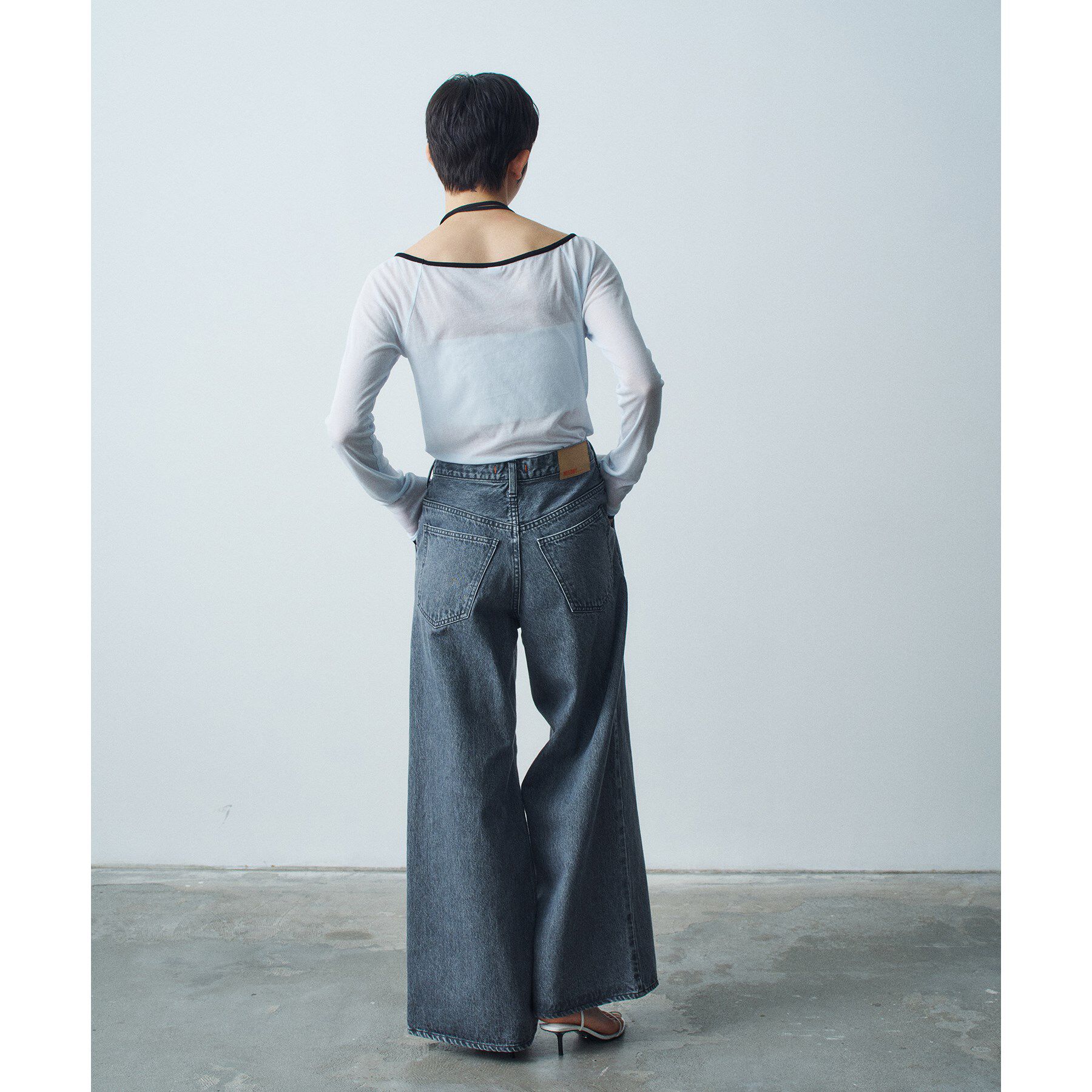 CODE A「bicolor neck design tops」|Tシャツ・カットソー|